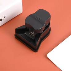 종이생각 모서리 코팅지 문서 코너라운드 안전 커터기, 모던블랙