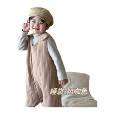 兒童睡袋 夾棉保暖背心式睡袍