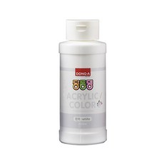 동아교재 딩동댕 아크릴물감 하양, 200ml, 1색