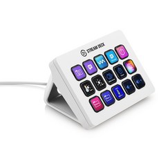 엘가토 커세어 스트림덱 MK.2 화이트 에디션, 20GBA9901, 1개