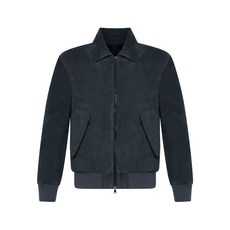 프랜지스콜렉션 스웨이드 지퍼 재킷