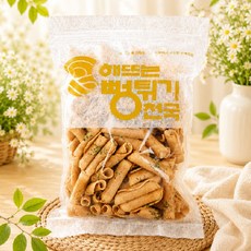 추억의과자 미니김말이전병 바삭한 전통과자 옛날시장 과자 바삭한 간식, 400g, 5개