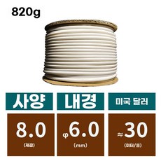 튜브넘버링기 열수축 튜브 인쇄기 파이프라인 소모품 프린터 라벨기, Q. B등급 흰색 8m