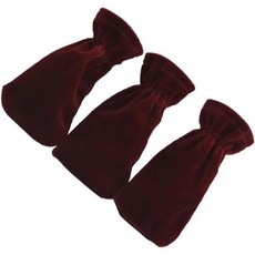 에링고고 3개입 초보자용 피아노 성인용 페달 보호 커버 플러시 원단 마찰 저항 우아하고 휴대용 세척이 쉬운