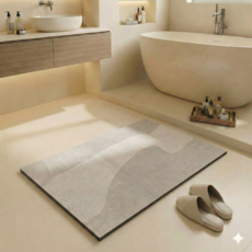 품질 좋고 가심비 뛰어난 / 워셔블 논슬립 규조토 발매트 / 우리집에 꼭 필요한 MUST HAVE 아이템, 1개, F타입