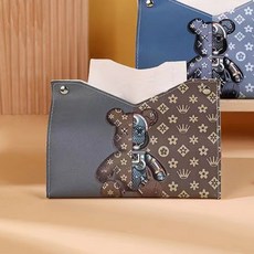 사각 가죽 각티슈 케이스 디스펜서 브라운, 본상품선택