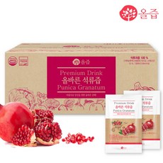 올즙 올바른 순수석류즙 실속포장 100p, 80ml, 100개