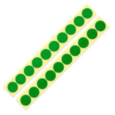 attizone 벨크로 원형찍찍이 (소포장) 20mm x 10세트 - 11칼라, 초록, 10개