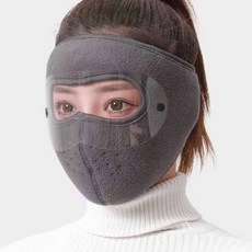 안면 멀티 방한마스크_라이딩/등산/레저/겨울/넥워머, 블랙, 1개