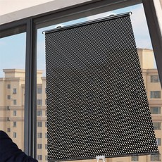 지그미니 무타공 붙이는 창문 햇빛 가리개 무타공커튼