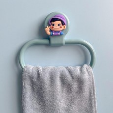누마 캐릭터 어린이집수건걸이 유치원 귀여운 손수건 후크 거치대 욕실 행거 타월걸이 접착식 타올걸이, 1개, 소년