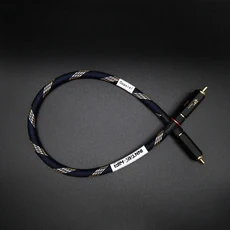 1PCS 75Ohms 실버 도금 구리 전문 HD 디지털 동축 케이블 DAC TV/0.2M-5M 용 RCA 오디오 자동 잠금, 09 0.5m, 01 Style 1