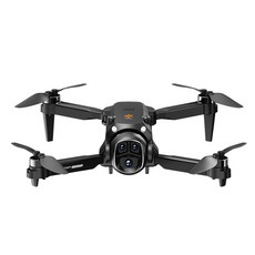 遙控無人機，光流定位，APP即時觀看，手勢拍照錄影，高穩定性, H21黑+4K电调双镜头+全面避障+光流,二块电池【送收纳包+备用风叶+防护栏】, 1個