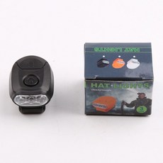 Xilla 迷你LED帽沿燈 - 夾式帽燈 便攜帽子燈 戶外夜釣燈 照明頭燈, 黑色, 1個