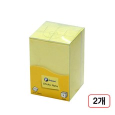 프린텍)멀티팩(51*76/100매*5), 2개, 노랑(A5176Y)