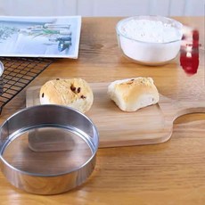 DFMEI 麪粉篩 不鏽鋼籮鑼篩網過濾網過篩家用網篩烘焙超細漏羅面米小篩, 1個