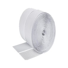 홈 롤타입 찍찍이 테이프, 1개, 화이트2.5cmx100cm