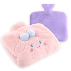 생활양식 토끼 보온물주머니 온수팩, 1개, 핑크