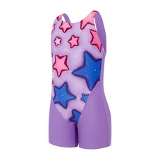 [브랜드정품]아레나 아레나 슈팅스타 아동 3부 반신 U백 A5SG1GL05 (PPL) 강습수영복 휴가수영복