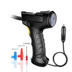 무선 에어펌프 공기주입기 오토바이 자동차 자전거 타이어, 1개