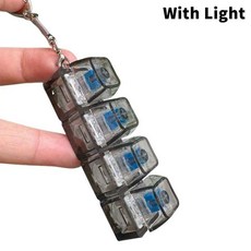 기계식 키보드 테스터 LED 키보드 스트레스 해소 DIY 피젯 버튼 키캡 피젯 키체인 선물, A3, 1개