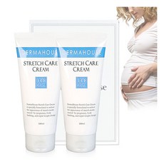 [더마하우스] 스트레치 케어 크림180mlx2개+포장/임산부 일반인 청소년기, 스트레치 케어 크림2개+포장, 선택:스트레치 케어 크림2개+포장