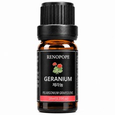 레노포프 천연 에센셜오일 & 블랜딩오일 35종 테라퓨틱등급, 1개, 17.제라늄, 10ml