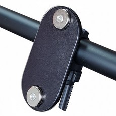 인씨네 가민 호환 자전거 핸들 거치대 오토바이 바이크 배달대행 용품 전기 킥보드 바이크 자석 마운트, 아크릴 블랙, 핸들바 마운트