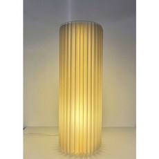종이파티션 이동식 가벽 접이식 칸막이 전시회 행사장 인테리어, 40cm x 80cm 발광 실린더 따뜻한 조명