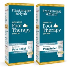 프랑켄스와 미르 발 통증 완화 크림 집중 치료 로션 당뇨병성 신경통 신경병증 불안한 다리 증후군 프랑켄스 에센셜 오일 3온스(1팩)