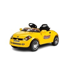 淘氣寶貝 兒童電動遙控跑車 99815 可外接MP3 黃色, 1個