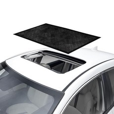 MUQIDA 자동차 선루프 햇빛 가리개 64.9 x 91.4cm25.6 x 39.4인치 마그네틱 스크린 통기성 메시 자동차 루프 커버 문루프 및 측면 창문용 UV 자외선 차, MUQIDA 자동차 선루프 햇빛 가리개, 64.9 x