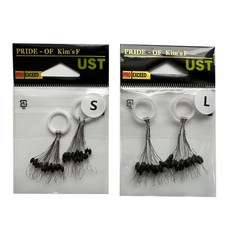 아싸낚시 UST 민물낚시 민물소품 모음 찌고무 찌멈춤고무 편납홀더 컬러스위벨 이중멈춤고무, O형 찌멈춤고무 L, 1개