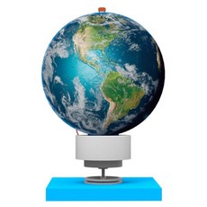 영재과학 빛감지 센서 회전 지구본 조립키트/ 짝토의 과학키트 과학체험교실 초등기관, 1개