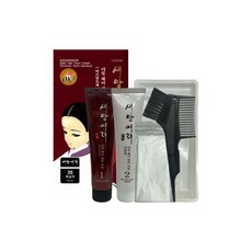 새앙머리 다빛 헤어 컬러 크림 염색약 허브염모제 3S 흑갈색 염색약/새치염색약/새치커버