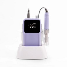 핫 휴대용 네일 드릴 무선 전동 파일 전문가용, 1개, 5. Violet