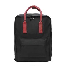 학생 가방 기내 Schoolbag 패션 경량 간단한 여행 배낭 수하물 컴퓨터 대용량, 20 in s, Black Wine d Band