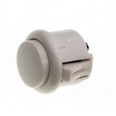 아케이드 푸시 버튼 PC 클릭 사운드 30MM DIY USB 게임 스위치 스타일 24MM 교체, white 24mm