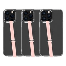 iamdue Air Loop 矽膠手機指環帶 230, 粉紅色, 3個