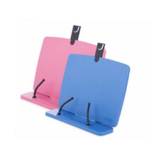 접이식 독서대 가벼운 클립형 책받침 휴대용 독서대 필기 태블릿 노트북 사무실 용지 도구 읽기 문서, 블루