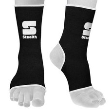 Stealth Sports Ankle Support | Durable Compression Ankle Support for MMA Muay Thai Kickboxing a, 블랙