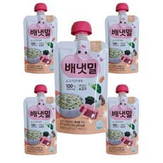 아이배냇 배냇밀 실온이유식 중기 세트 소고기미역죽 100g 10개 기저귀가방 여행, 2세트, 혼합맛(소고기/미역)