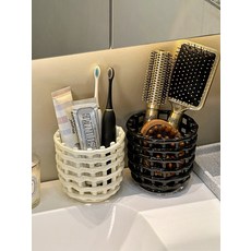 세라믹바구니 다용도 보관 정리 원통형 데스크탑, 1개, 3_세라믹 보관용기 소형 새 색상