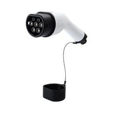 IPENGEN 유형 2 EVSE 여성 EV 충전기 플러그 IEC 62196 변환기 32A 전기 자동차 차량 충전소용 1상 7KW, 1)Type 2 32A 1P Female, 유형2