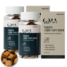 마음반려몰 고함량 기관지 강아지영양제 기침개선, 2개, 호흡기/기관지, 60정