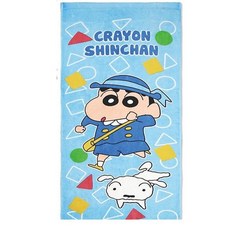 DK大王 蠟筆小新 大浴巾 純棉吸水浴巾 正版授權卡通浴巾, 蠟筆小新上學趣大浴巾, 1個