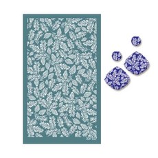 GEEKI 악세서리 목걸이 귀걸이 팔찌 만들기 제작 DIY 재료 부자재 재사용 가능한 실크 스크린 인쇄 키트 클레이 쥬얼리 폴리머 스텐실 9x15cm