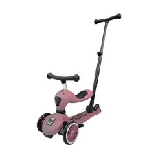 奧地利 Scoot&Ride Highwaykick 1 二合一滑步滑板車, 莓果, 1個