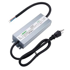GINRANS 300W IP67 방수 정전압 LED 드라이버 전원 공급 변압기 플러그 100 130V AC 범용 입력 실외 조명용 출력 12V 25 0A 최대, 24V200W