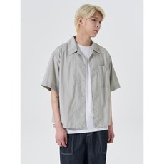 [국내매장정품] 에잇세컨즈 8SECONDS 반소매 유틸리티 셔켓 라이트 그린 (424565EY32) 424565EY32 169515, 밝은회색(실버), XXL